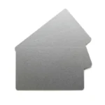 Blank PVC Silver Cards CR80