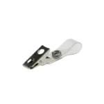 Clear 60 mm vinyl strap metal clip