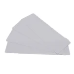 Food Label White Cards 50x150mm
