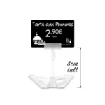 Cristal Price Tag stand - 8cm