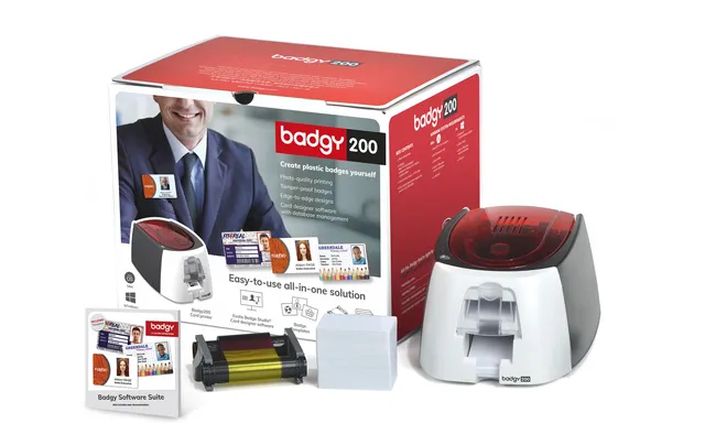 The Badgy card printer also lets you create The Badgy card printer also lets you create