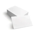 White PET cards CR80