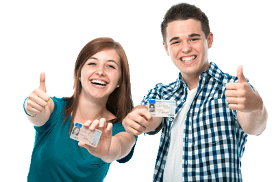 students-holding-id-card