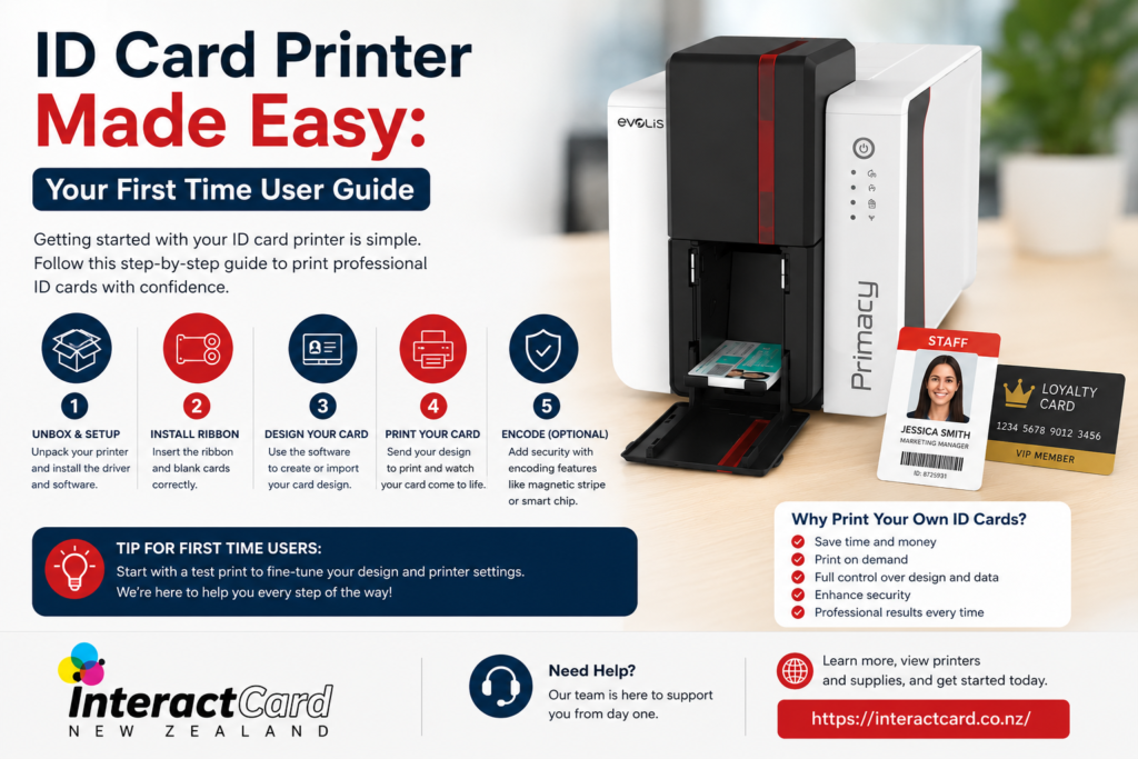 ID Card Printer Made Easy: Your First Time User Guide
